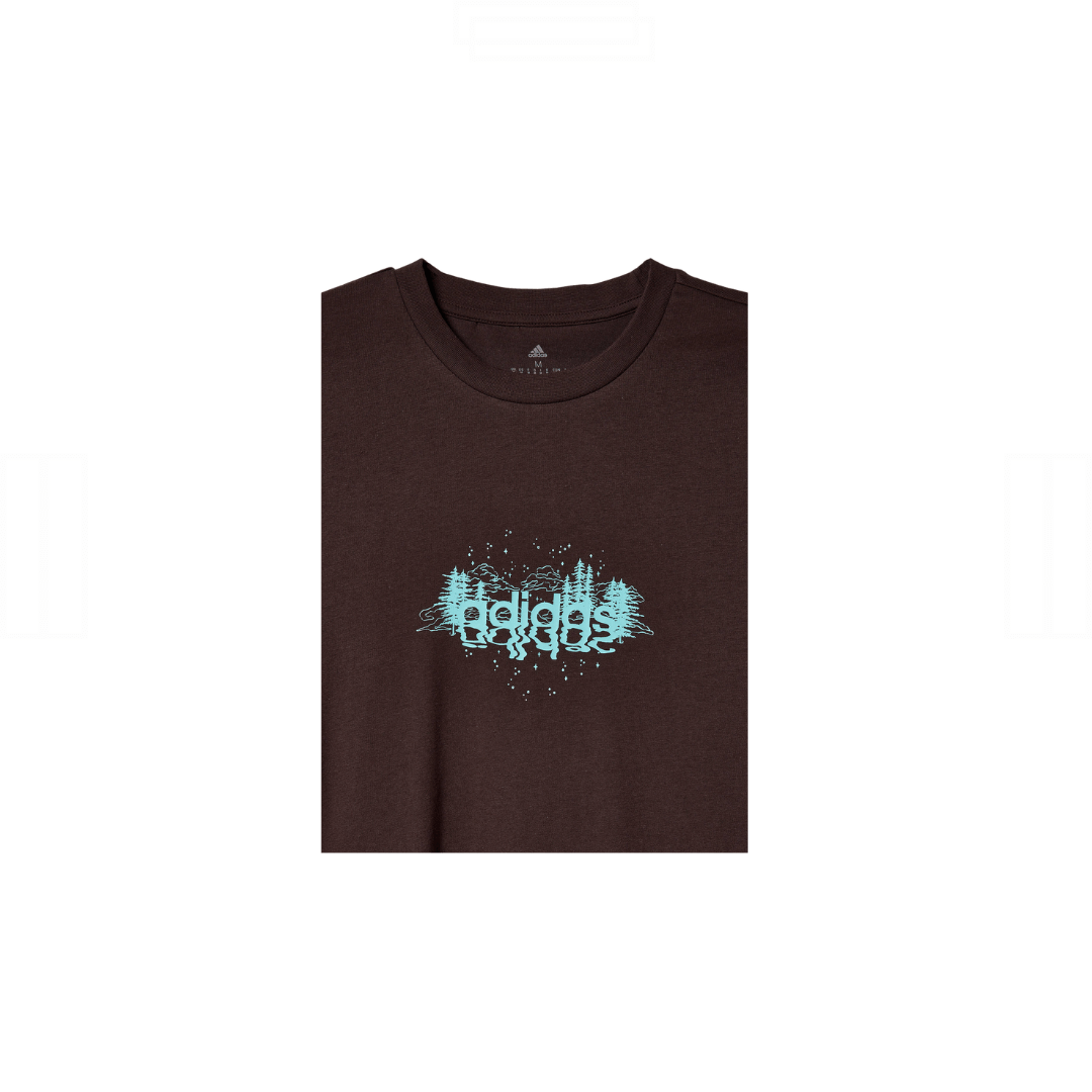 Adidas Linear Tee [BROWN] image 1