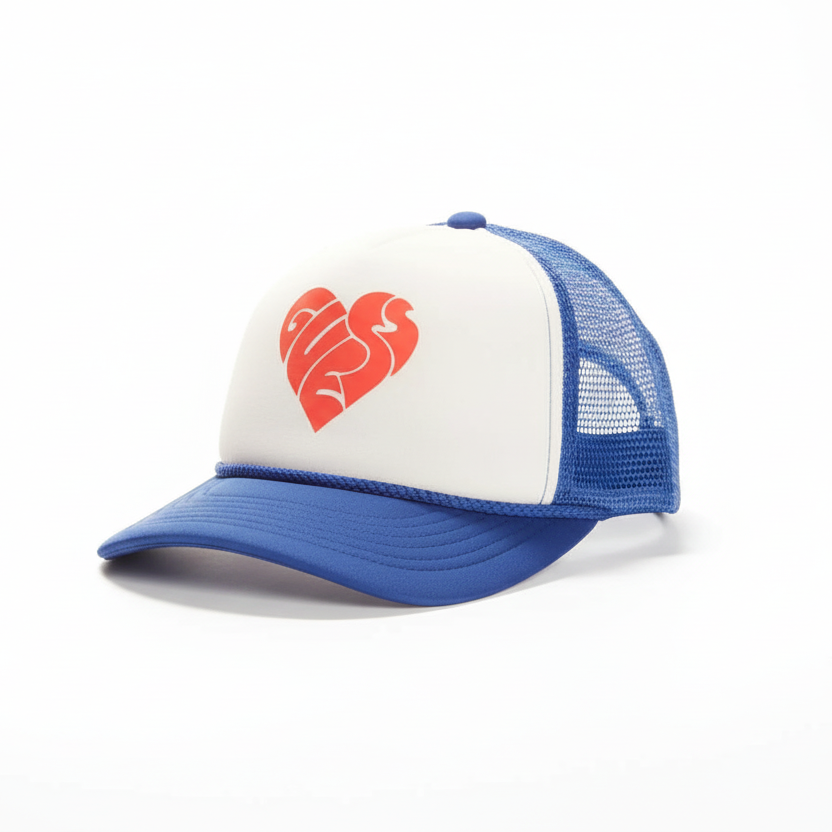 J BALVIN X GUESS TRUCKER HAT [BLUE] ONE SIZE