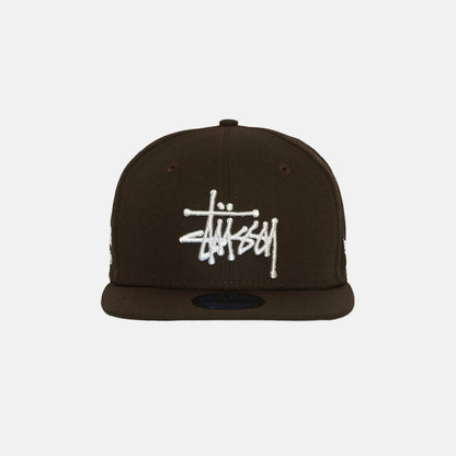 STUSSY x NEW ERA "AUTHENTIC CAPS" [BROWN] 7 1/8