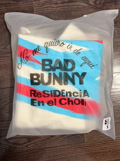Bad Bunny Puerto Rico Hoodie “Residencia En El Choli” SIZE Large