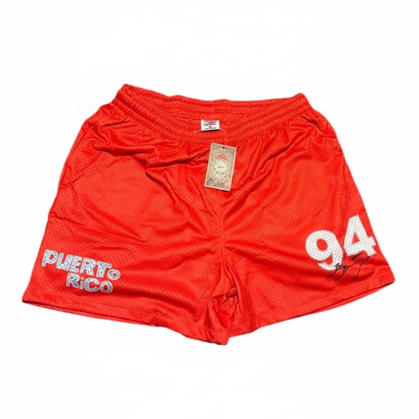 Bad Bunny Residencia No me quiero ir de aquí Mesh Basketball Shorts PR Size L