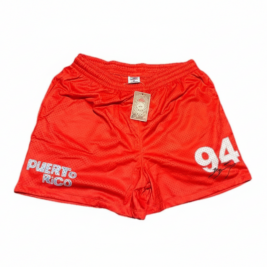 Bad Bunny Residencia No me quiero ir de aquí Mesh Basketball Shorts PR Size L