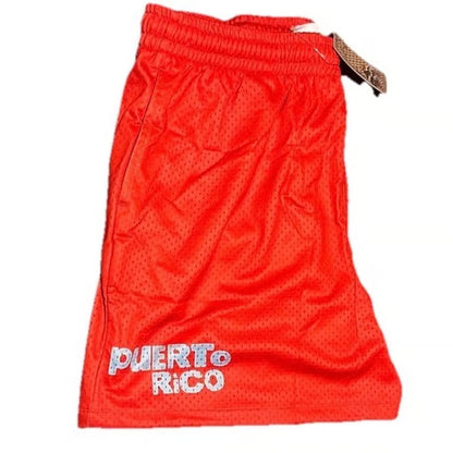 Bad Bunny Residencia No me quiero ir de aquí Mesh Basketball Shorts PR Size L