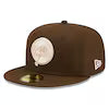 New Era x Yankees "Primary Logo Pink Undervisor" 59FIFTY Fitted — Brown · Size 7 1/4