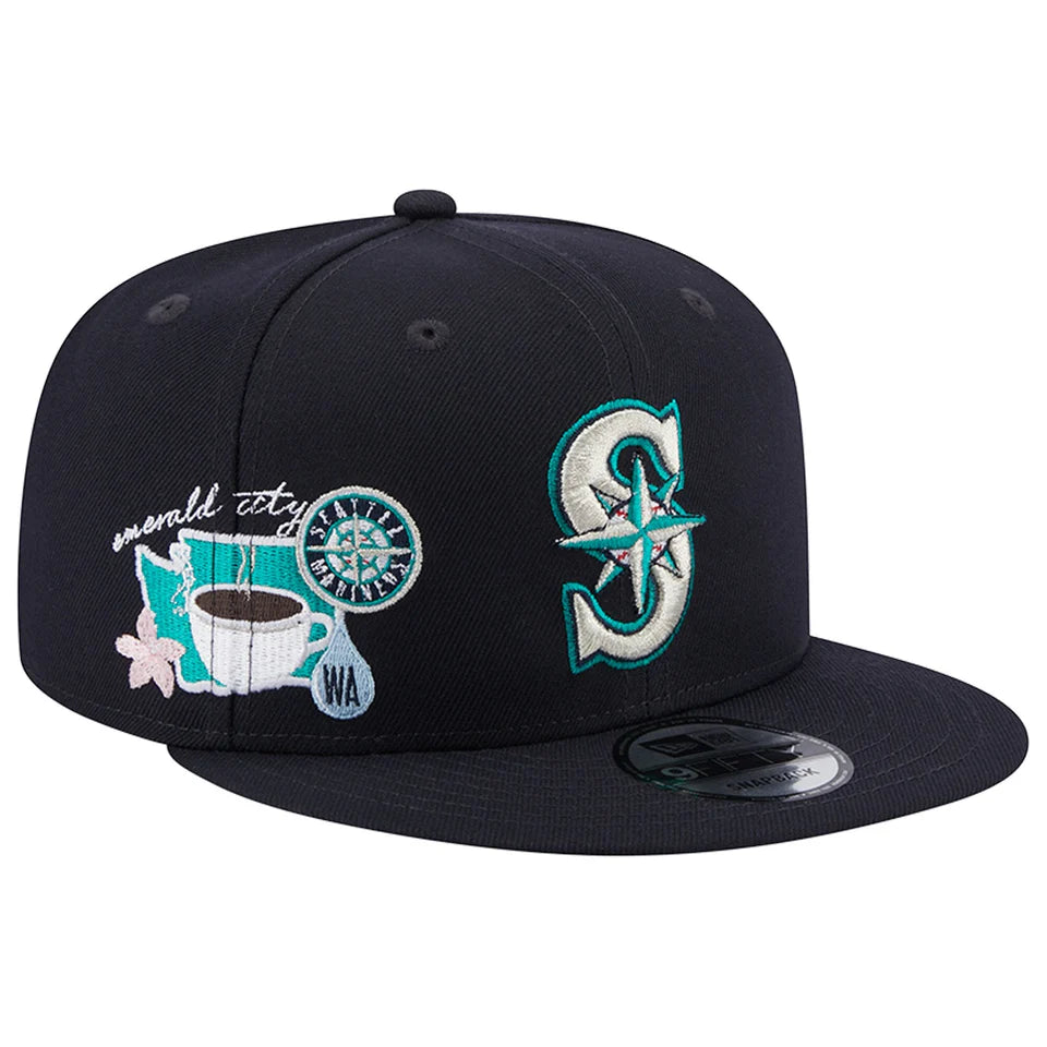 NEW ERA MLB SEATTLE MARINERS (EMERALD CITY) 950 SNAPBACK [NAVY] ONE SIZE