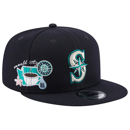 NEW ERA MLB SEATTLE MARINERS (EMERALD CITY) 950 SNAPBACK [NAVY] ONE SIZE