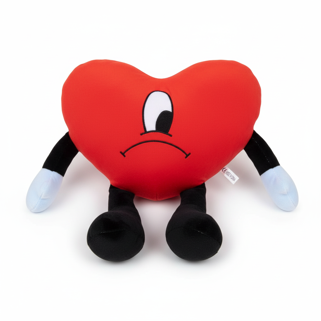 Bad Bunny Un Verano Sin Ti Plush Heart 2022 Tour OFFICIAL MERCH