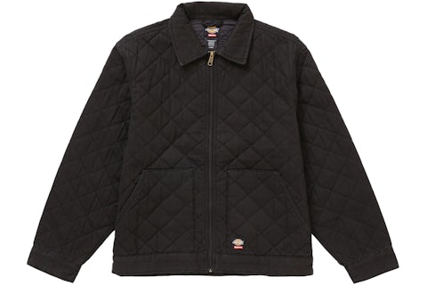 SUPREME DICKIES QUILTED WORK JACKET BLACK