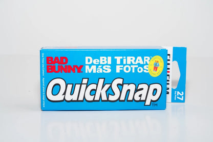 Bad Bunny — Official "Debí Tirar Más Fotos" QuickSnap Fujifilm Disposable Camera · Seguimos Aquí